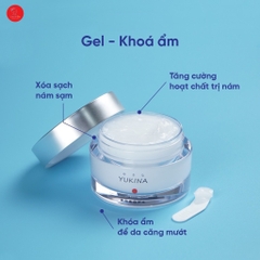 Kem dưỡng hỗ trợ trị nám, tàn nhang Yukina Whitening Deep Treatment Gel 50g
