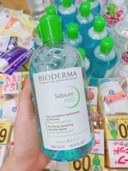 Nước tẩy trang và làm sạch dành cho da nhạy cảm Bioderma Sensibio H2O (500ml)