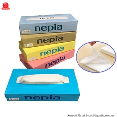 NEPIA- Lốc 5 hộp giấy ăn siêu dai hình hoa Nhật Bản (300 tờ x 5)