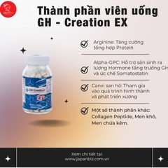 Viên uống tăng chiều cao GH Creation EX+ 270 viên