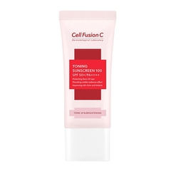 Kem Chống Nắng Cell Fusion C Toning Sunscreen 100 Nâng Tông, 50ml - Màu hồng