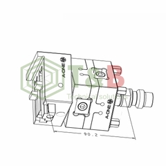 Thiết Bị Kẹp Con Lắc Xoay Rotatable pendulum vise 0-100 UnoSet A-ONE Model 3A-200002