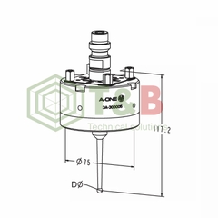 Cảm biến có bóng Sensor with ball DØ5 A-ONE Model 3A-300006