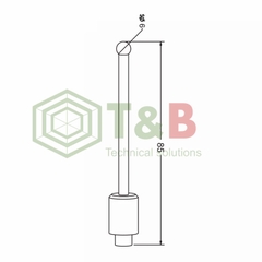 Đầu cảm biến Raplacement sensor pin &2 A-ONE Model 3A-300056