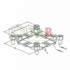 Centering plate G Inox A-ONE Model 3A-400001