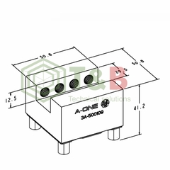 Đầu kẹp điện cực Uniholder A-ONE Model 3A-500109