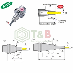 Bầu Kẹp Nhiệt MST-Corp Model A100-SLSA ΦD 3-12mm