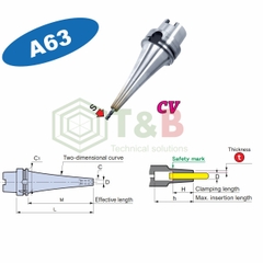 Bầu Kẹp Nhiệt Curve MST-Corp Model A63-SLSA ΦD 4-12mm