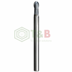 Dao Phay Cầu R0.85x2.5x50L Union Tool CSEB2010-0250, Dao Phay Ngón Gia Công Trước Nhiệt, Nhôm, Đồng Điện Cực