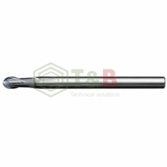 Dao Phay Cầu R1x6x60L Union Tool CSEB2020-0600, Dao Phay Ngón Gia Công Trước Nhiệt, Nhôm, Đồng Điện Cực