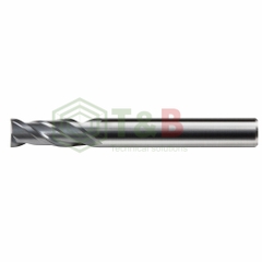 Dao Phay Phẳng 2 Me D10x25x80L Union Tool Model CSS2100-2500, Dao Phay Ngón Gia Công Trước Nhiệt, Nhôm, Đồng Điện Cực