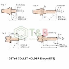 Bầu Kẹp Mũi Khoan MST-Corp Model DTE φD 0.5-13mm
