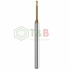 Dao Phay Bo Góc R 4 Me Cổ Dài D4 x R0.1x12x65L Union Tools Model HLRS4040-01-120, Dao Phay Ngón Gia Công Sau Nhiệt