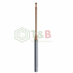 Dao Phay Phẳng 2 Me Cổ Dài D2 x 10 x 45L Union Tools Model HLS2020-100, Dao Phay Ngón Gia Công Sau Nhiệt