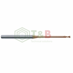 Dao Phay Phẳng 2 Me Cổ Dài D0.8 x 8 x 45L Union Tools Model HLS2008-080, Dao Phay Ngón Gia Công Sau Nhiệt