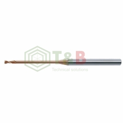 Dao Phay Phẳng 2 Me Cổ Dài D2 x 10 x 45L Union Tools Model HLS2020-100, Dao Phay Ngón Gia Công Sau Nhiệt