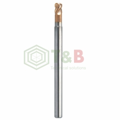 Dao Phay Bo Góc R 4 Me D10xR0.5x30x110L Union Tool Model HRRS4100-05-30S, Dao Phay Ngón Gia Công Sau Nhiệt
