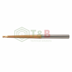 Dao Phay Cầu Cổ Côn R0.5x22 x60L Union Tool Model HTNB2010-220-1, Dao Phay Ngón Gia Công Sau Nhiệt