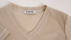 ÁO PHÔNG CỘC TAY CỔ TIM-AT5