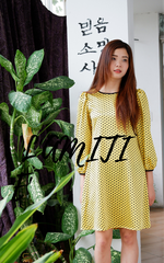 Váy lụa suông liền thân-VLT090423