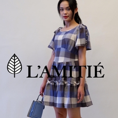 Váy xoè kẻ caro phối bèo nhún-VLT060223