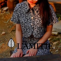 Set áo Croptop và chân váy-SET010223