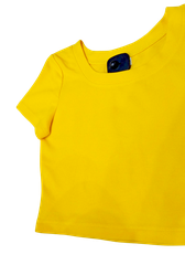 Áo thun Croptop vàng CT-AT010523.3
