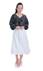 Áo cổ bèo dài tay-A3923