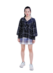 Áo cổ bèo dài tay-A3923