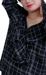 Áo cổ bèo dài tay-A3923