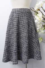 Chân váy xoè dạ tweed-CV11222