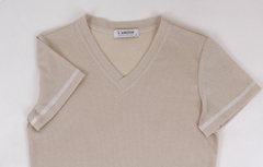 ÁO PHÔNG CỘC TAY CỔ TIM-AT5