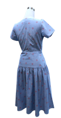 Đầm xoè cổ tim chéo-VLT9923