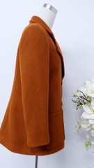 Vest dạ suông lót lông cao cấp-VE31222