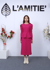 Áo dài tay pink-A81222