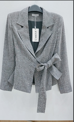 Áo vest thắt đai bên