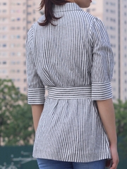Áo sơ mi cổ vest cộc tay- SMV7-S-T-V