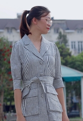 Áo sơ mi cổ vest cộc tay- SMV7-S-T-V