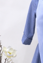 Váy liền thân cổ nơ