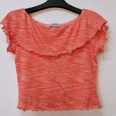 Áo thun cổ trễ cộc tay