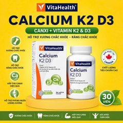 Vitaheath Calcium D3 K2 30 viên