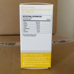 Kudos Digestive Enzymes (Hộp 30 viên)