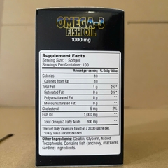 Pharmekal Omega-3 Fish Oil 1000mg (100v)