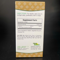 Nature's Bounty Vitamin E 400 IU (30 viên) - Hỗ Trợ Đẹp Da & Chống Lão Hóa