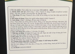 Nature's Bounty Vitamin E 400 IU (30 viên) - Hỗ Trợ Đẹp Da & Chống Lão Hóa