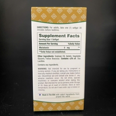 Nature's Bounty Melatonin 5mg  (60 viên) Hỗ Trợ Điều Hòa Giấc Ngủ