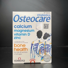 Osteocare Vitabiotics Calcium 30 Viên – Bổ Sung Canxi, Magie, Vitamin D Và Kẽm