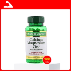 Nature's Bounty Calcium Magnesium ZinC 100 viên