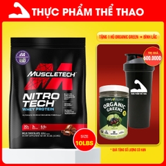 MUSCLETECH NITRO TECH WHEY PROTEIN (10lbs)