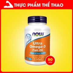 NOW Ultra Omega-3 Fish Oil 90 Viên - 180 Viên - Hỗ trợ sức khỏe tim mạch